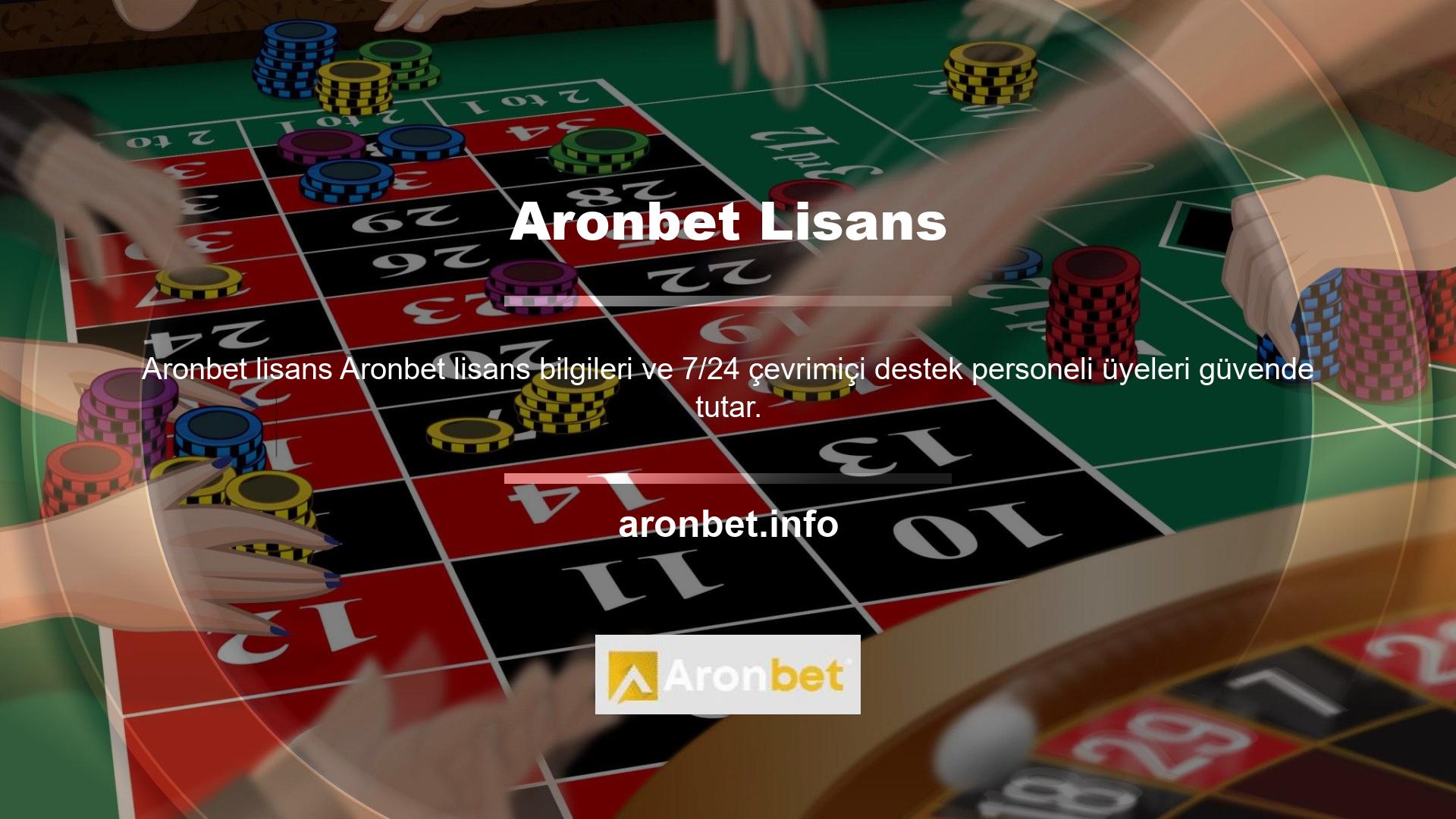 Aronbet casino şirketinin tamamen Türkler tarafından kurulmuş olması Türk casino severlerin ilgisini çekti